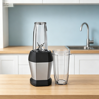 Mixeur Électrique de Cuisine, Mini Mixeur Portable, Mixeur Professionnel Rechargeable 3 en 1