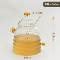 Frascos de Miel de Vidrio Modelo 2026 con Hermoso Diseño, Precio de Fábrica, Admite Venta al por Mayor y Personalización, las Mejores Opciones para Usted