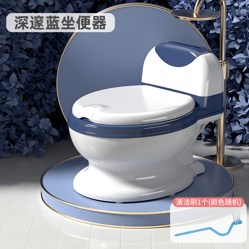 Style PVC bleu profond