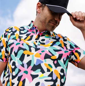 लक्जरी 180 ग्राम पॉलिएस्टर कपड़े गोल्फ पोलो शर्ट त्वरित शुष्क 4 तरह से खिंचाव पतला कस्टम लोगो उच्च गुणवत्ता मुद्रित तकनीक - Product Image 4