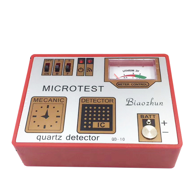 Watch Demagnetizer Battery Capacity Tester Pulse Quartz Movement Detector QD-10 for Watch Repair