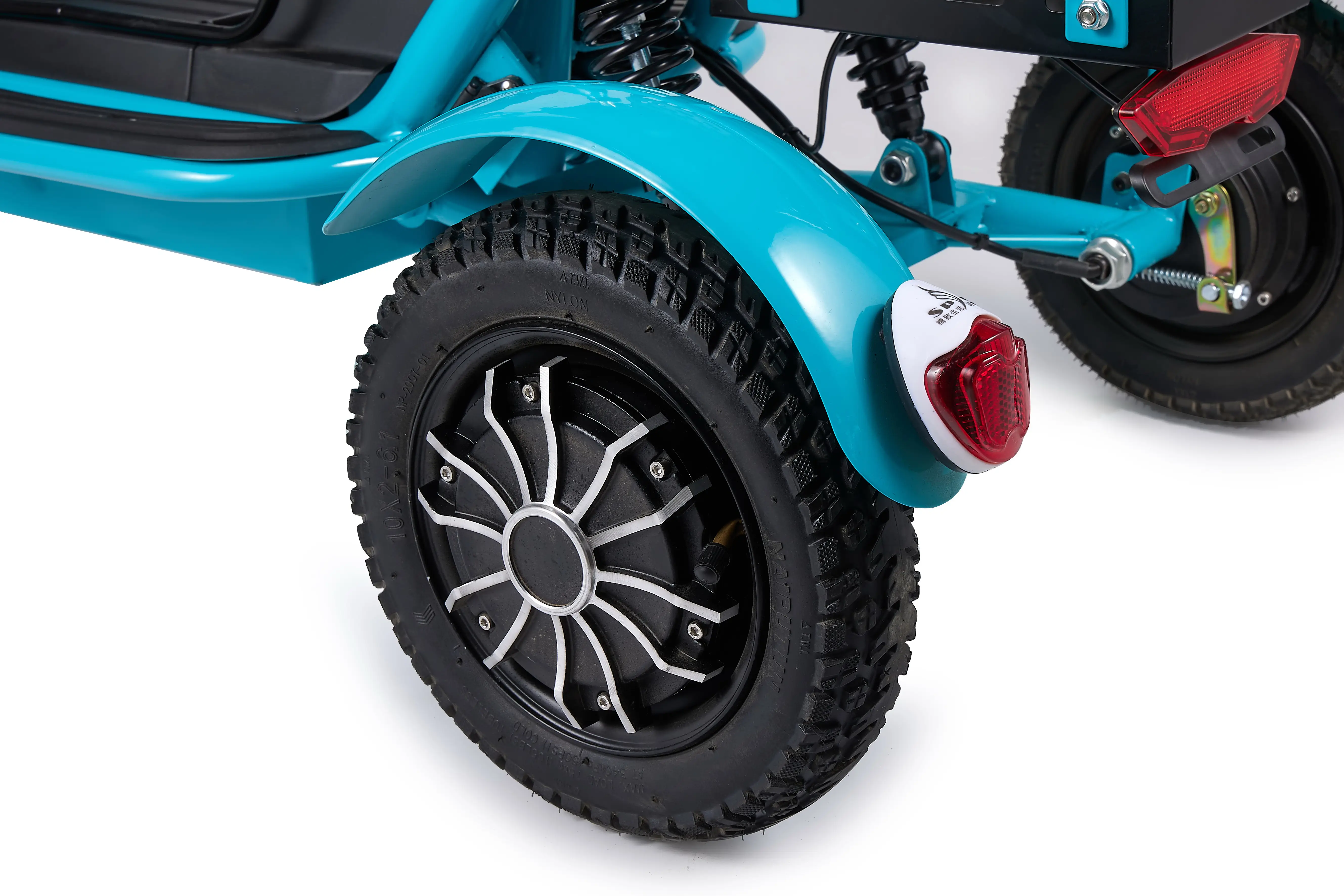 Xe tay ga điện 48V pin lithium ba bánh xe scooter tại Trung Quốc với tốc độ cao có thể gấp E-Scooter cho người lớn