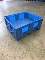 LYPALLETS 2026 Nouveauté Boîte/Conteneur en plastique solide bleu moulé pour le stockage de fruits de mer, de fruits et légumes ou de matériel