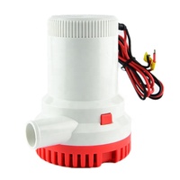 Pompe à eau de cale submersible non automatique pour bateau marin 12V 24V 1500GPH 2000GPH DC