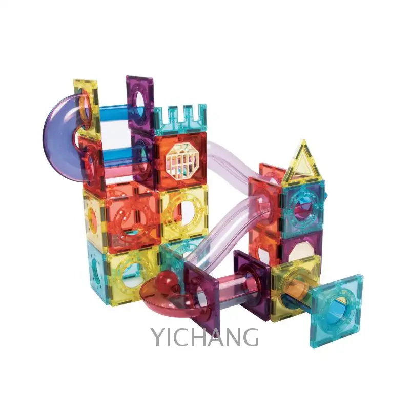 YICHANG새로운 어린이 게임 장난감 자기 퍼즐 자기 대리석 롤러
