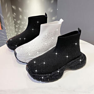 Luxury Designer Knitted casual Sneakers for Men Breathable Retro Casual Walking style Shoes Lightweight Breathable <b>sock</b> shoes - Product Image 1