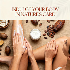 Lotion pour le corps au beurre de karité et au cacao avec acide glycolique et peptides hydratante contenant de l'acide tranexamique - Product Image 3