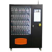 Distributeur automatique grande capacité à ressort pour écoles et bureaux, pour snacks et boissons