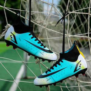 Scarpe da <span class=keywords><strong>Calcio</strong></span> EACH in Pelle di Alta Gamma TF AG con Tacchetti Lunghi per Ragazzi e Ragazze, Scarpe da <span class=keywords><strong>Calcio</strong></span> Alte per Uomini e Studenti - Product Image 4