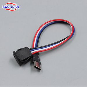 Faisceau de câbles électroniques SCONDAR, 4 broches, étanche, haute intensité, pour appareils électroniques grand public, téléphones portables, smartphones, tablettes, ordinateurs portables, ordinateurs de bureau - Product Image 1