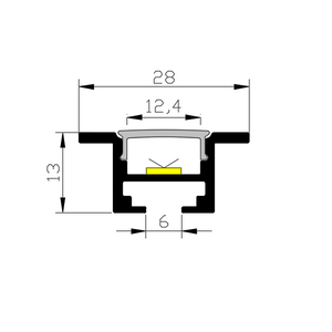 Boîtier en aluminium pour bande LED, profilé LED en aluminium pour éclairage de plafond, profilé LED linéaire courbé, <span class=keywords><strong>tube</strong></span> en aluminium courbé, vente en gros et robuste - Product Image 1