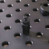 Nouveau Fadetong 2000*1500*100mm D28 Table de soudage 3D traitement de l'azote Tables de soudage en acier (Q355) alimentation cc 450