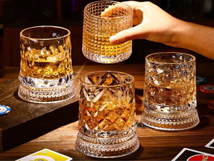 Vaso de Whisky Luminoso Giratorio con Función de Descompresión, Diseño Retro de Lujo Ligero para Whisky y Cerveza - Product Image 4