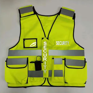 جاكيت مضيء صدرية سلامة منتجات سلامة قميص سلامة عالي الوضوح سترة عمل سترة عاكسة عالية الرؤية صدرية قطنية - Product Image 2