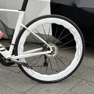 Juego de ruedas de <span class=keywords><strong>bicicleta</strong></span> GIOO de <span class=keywords><strong>26</strong></span> pulgadas 700C Cruiser con llantas onduladas de fibra de grava de carbono, freno de disco, pieza de <span class=keywords><strong>bicicleta</strong></span> de carretera, rueda de eje pasante de ciclismo - Product Image 2