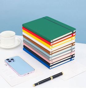Promotion : Couverture personnalisée en cuir PU et PVC, journal A5 écologique et portable, logo imprimé, cadeau créatif pour le bureau et l'école - Product Image 3