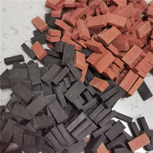 บ้านตุ๊กตาจิ๋วสีแดงเทาอิฐสำหรับงานแฮนด์เมด DIY อาคารตุ๊กตาและสถาปัตยกรรมภูมิทัศน์ขนาดเล็ก - Product Image 6