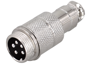 GX16 popo ortak tipi erkek tak dişli kablo montaj lehim gümüş GX16 2/3/4/5/6/7/8/9/10 Pin popo ortak erkek tak - Product Image 4