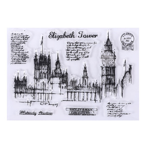 Trong Suốt Silicone Biểu Tượng Retro Cho DIY Album Ảnh Thẻ Tay Tài Khoản Trang Trí Bán Buôn Vật Liệu Thủy Tinh Văn Phòng Nhật Ký Tem - Product Image 6