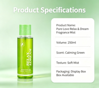 Brume corporelle personnalisée avec logo 250ML, parfum longue durée, marque privée