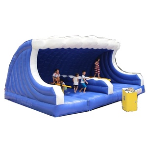 Mua nhà máy Inflatable sóng lớn kép cơ khí Surf Board Mô phỏng trò chơi thể thao Surf bảng Rides kép <span class=keywords><strong>Robo</strong></span> surfter lướt sóng - Product Image 1