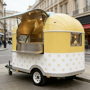 Kiosque à café, chariot à jus mobile, remorque de rue, camion de vente de nourriture - Product Image 4