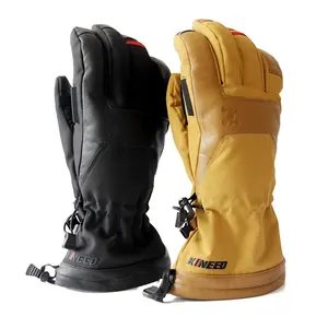 Guantes de esquí de alta calidad, impermeables, cálidos, para invierno, nieve, moto de nieve