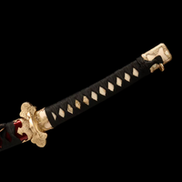 Accessoires de jeu d'anime, épée japonaise T1095 en acier Damas, couteau de commandement, entraînement physique, épée longue orientale, objets de collection haut de gamme