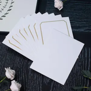 Khaki Color Photo Folder For 4"*6" Or 5"*7" Paper Photo Frames Acid-free Cardboard Picture Frame Great For Weddings Birthday