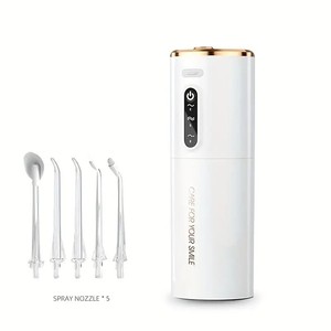 Hydropulseur électrique 280 ml avec réservoir amovible, 3 niveaux de pression, étanche IPX7, appareil portable pour le nettoyage des dents - Product Image 3