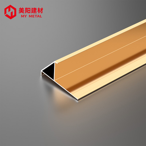 Múltiples opciones de tamaño 3mm 5mm 8mm Panel de pared decorativo de aluminio antioxidante Perfiles Embellecedor de esquina para azulejos de pared - Product Image 4