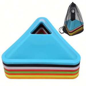 Disque de marquage triangulaire, nouveau design, équipement d'entraînement de football, cônes de football pour l'entraînement d'agilité - Product Image 1