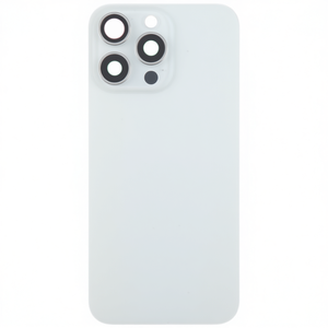 Carcasa Trasera con Soporte Metálico y Lente para iPhone 15 Pro Blanco - Product Image 2