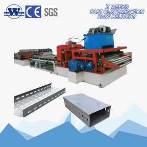 Maquinaria de Conformación de Rollos de Bandejas Portacables Perforadas de Acero Galvanizado, Máquinas para Fabricar Bandejas Portacables, Máquina de Laminación de Tablas para Bandejas Portacables - Product Image 1