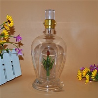 Bouteilles de verre à vin en forme de rose, 750 ml, pour whisky et liqueur, vides, vente en gros, 10 pièces