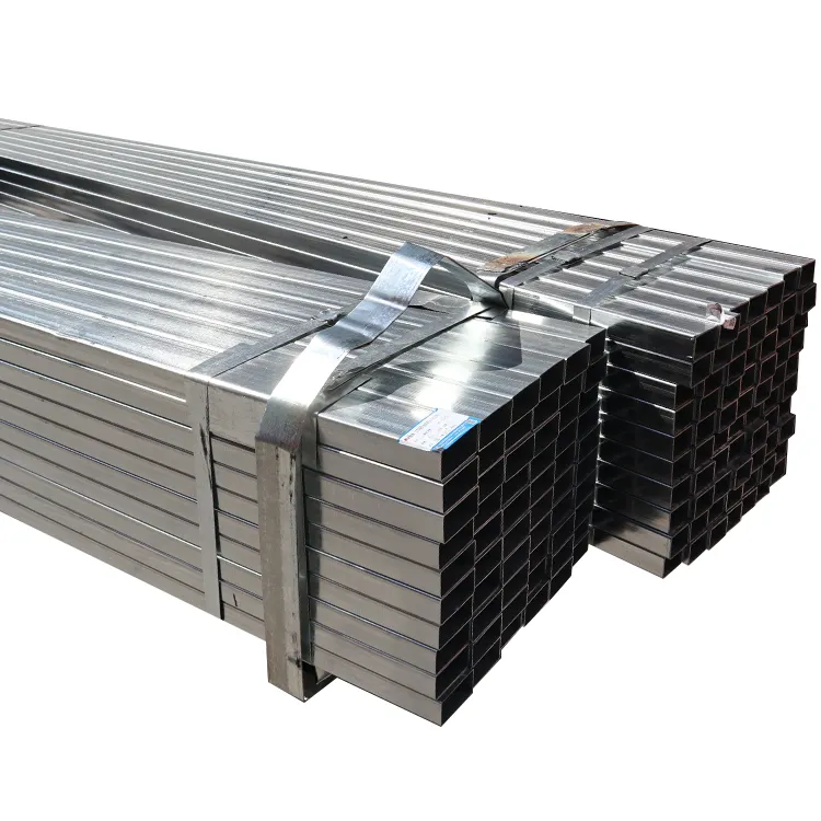 Factory Supply Shs Rhs Hot Dipped Astm A53 Cold Rolled Pre Galvanized Welded Square Rectangular Steel Pipe Ss400 Hollow Section