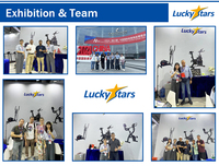 Luckystar nueva llegada precio barato bicicleta estática uso doméstico máquina equipo elíptico interior Cross Trainer