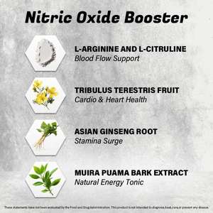 Capsules de booster d'oxyde nitrique à vente chaude, croissance musculaire, pré-entraînement, supplément de circulation sanguine pour fournir de l'énergie - Product Image 3
