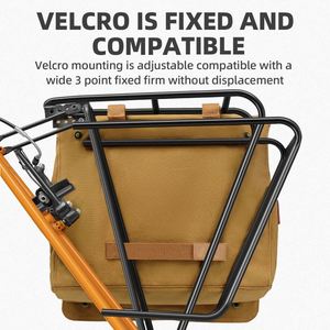 Sacoche de vélo BSCI, pack double intégré, sacoche rétro pour siège arrière, sacoche de selle VTT, sacoche de rangement pour cyclisme - Product Image 5