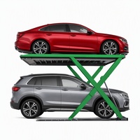 Systèmes de stationnement automatiques de type ciseaux sans fosse, solution pour surfaces planes extérieures destinée aux communautés sur terrains à plat et aux cours publiques