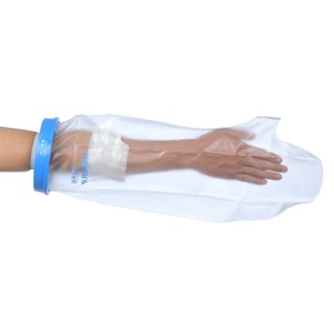 Protège-bras court imperméable Sealcuff – Nouveau design pour adulte après blessure, pansement, bandage, plaie, usage médical - Product Image 4