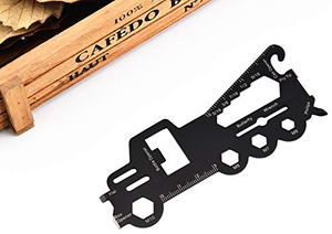 Porte-clés personnalisé, porte-cartes promotionnel pour voiture, outil utilitaire, mini-outil de poche pour camion/véhicule, outil multifonction en métal EDC, porte-clés - Product Image 2