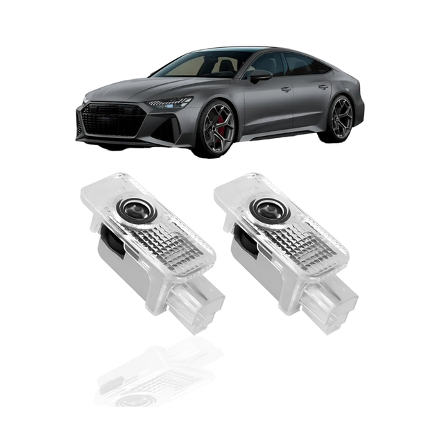 New Car LED Logo Projector Puddle Door Lights Welcome Lights for Audi A1/A3/A4/A5/A6/A7/Q2/Q3/Q5/Q7