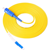 Câble de Fibre Optique Monomode DSEE LC-SC de Qualité Télécom, Flexible pour Intérieur, Câblage de Salle Informatique, 1m 3m, Cordon de Brassage Fibre Optique de Haute Qualité