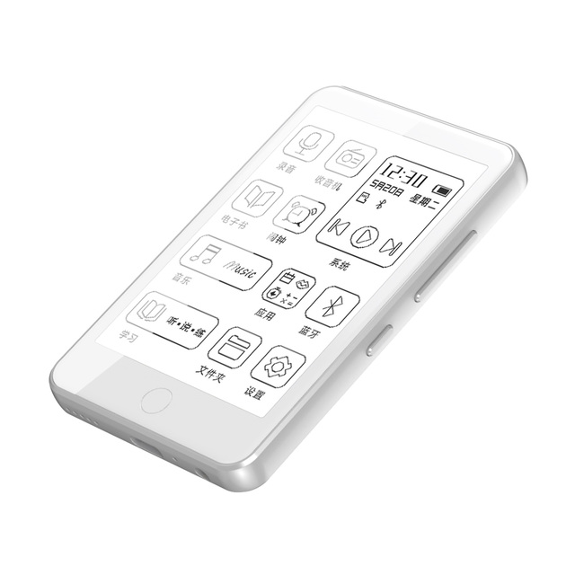 E-ink E-book Reader 3.52'' Touch Screen HIFI Mini Read Book Audio Voice Kosher Mp3 MP4 Player