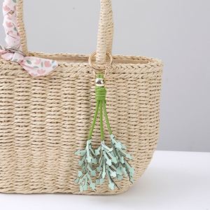 YY Cute Purple <b>Bag</b> <b>Charms</b> for Handbag PU Leather Flower <b>Bag</b> Accessory Keychain Lavender <b>Bag</b> <b>Charms</b> for Gifts - Product Image 3