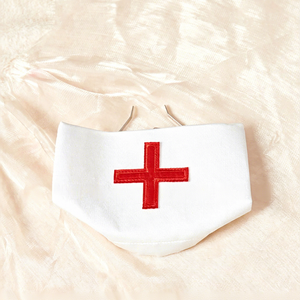 Combinaison moulante sexy en polyester respirant pour femme, tenue de cosplay d'infirmière <span class=keywords><strong>coquine</strong></span> et sensuelle avec dentelle, combinaison érotique - Product Image 6