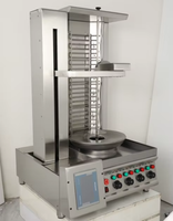 Machine à découper la viande en acier inoxydable pour barbecue, grilles du Moyen-Orient, rôtissoire à poulet, robot de découpe automatique pour shawarma et kebab