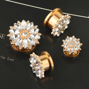 Nouveaux accessoires de perçage d'<span class=keywords><strong>oreille</strong></span> 2024 pour le marché européen et américain : Dilatateur d'<span class=keywords><strong>oreille</strong></span> <span class=keywords><strong>double</strong></span> corne Wish - Product Image 1