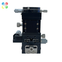 C & K Etapa óptica Posición precisa 60x60mm SEMXYZR60 4-Axis XYZR Etapa lineal Posicionamiento mecánico manual